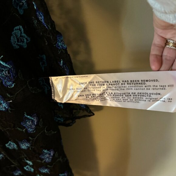 Dress the Population Sophia Embroidered Lace Midi Dress Small - Picture 4 of 8